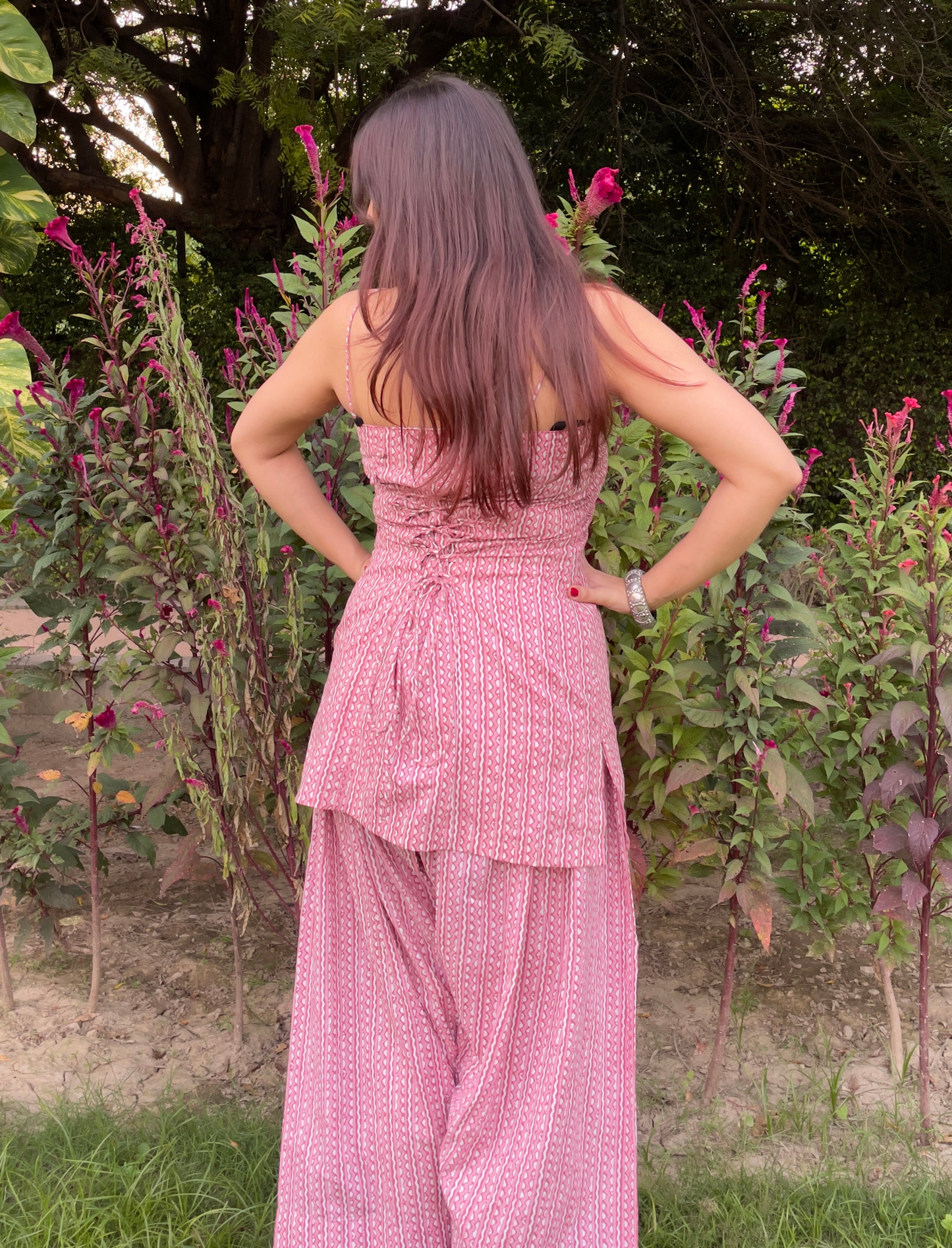 Gulabo Noodle strap kurti Cord set